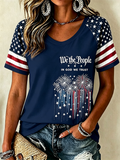 Women'S 250Th Anniversary Printed Casual T-Shirt