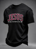 Men's Faith Casual Printed T-Shirt
