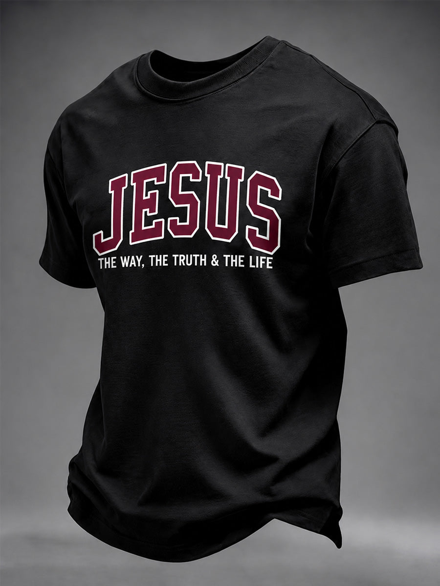 Men's Faith Casual Printed T-Shirt