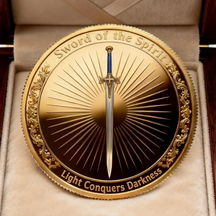 🏆Flash Sale 60% OFF - St. Michael the Archangel – “Victory Over Evil” Commemorative Coin
