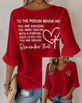 Women'S Casual Faith Art Printed Top
