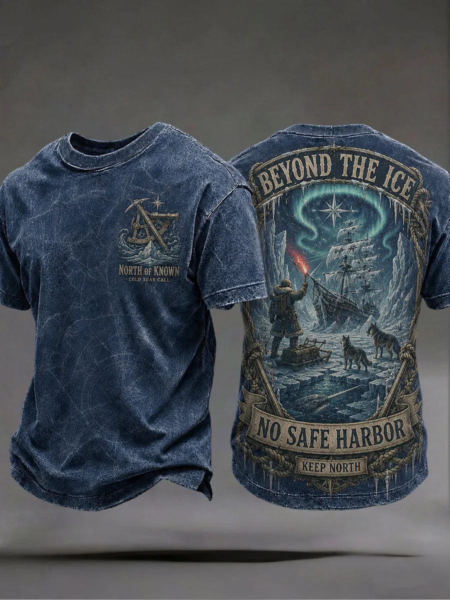 Men's "beyond the ice no safe harbor" T-shirts