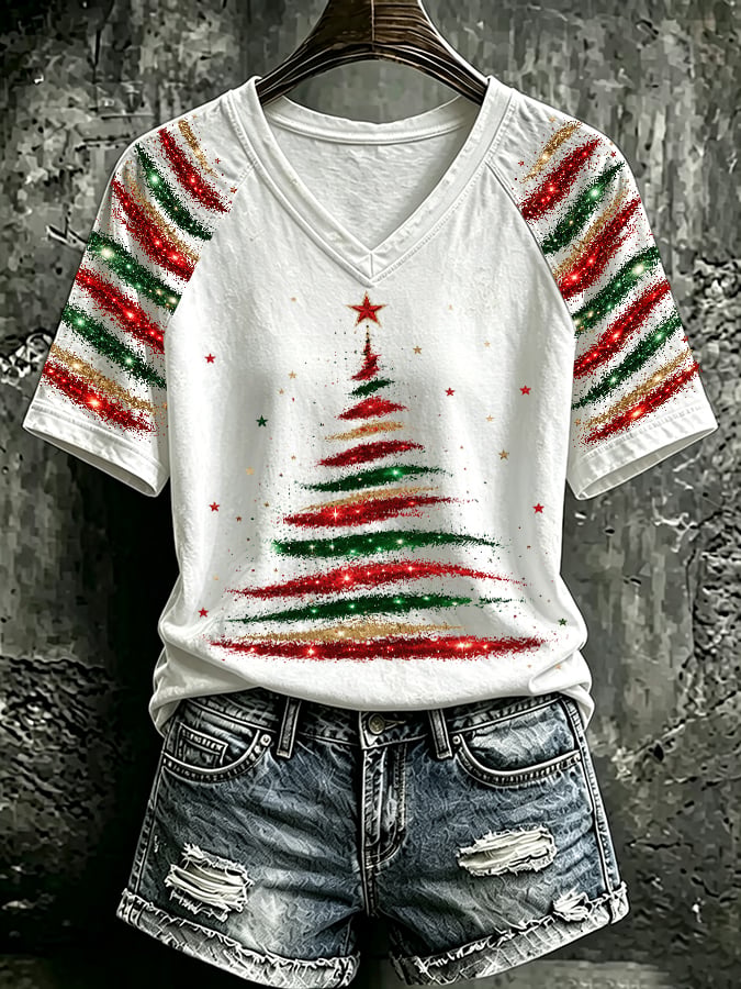 Women's Casual Printed Short-Sleeve T-Shirt