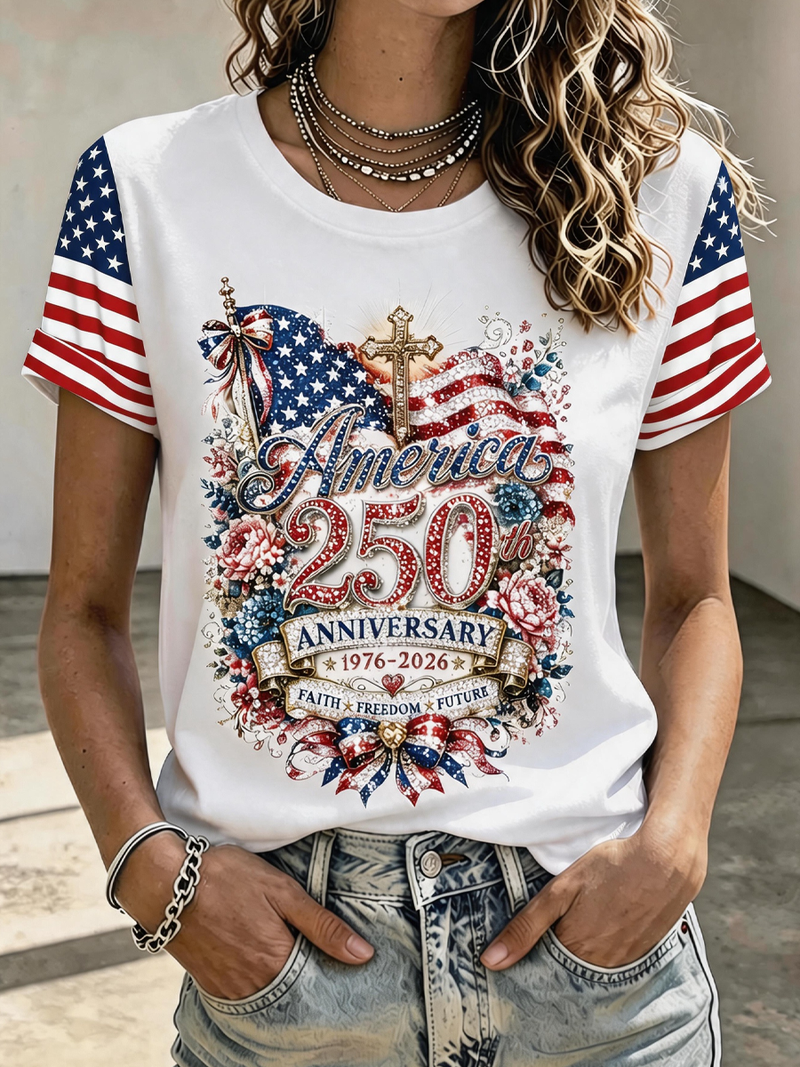 Women'S 250Th Anniversary Faith Freedom T-Shirt