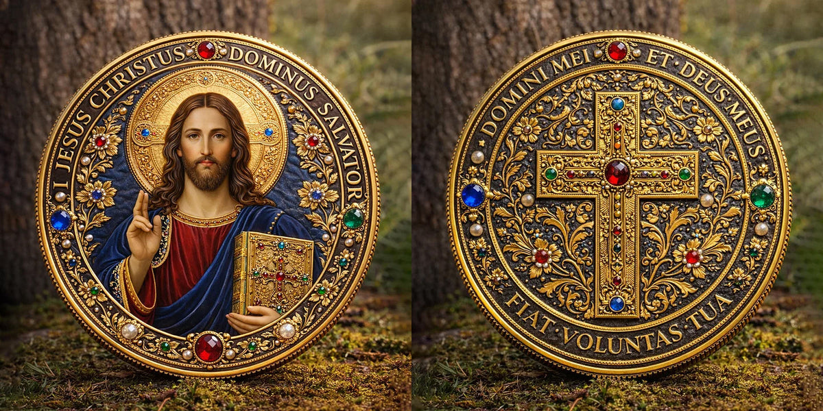 🏆Flash Sale 60% OFF - Jesus Christ Salvator Mundi Commemorative Coin