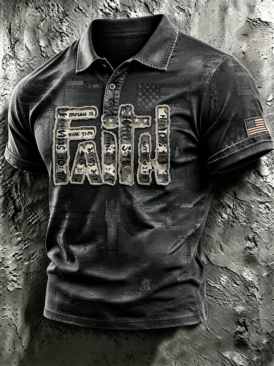 Men'S 250Th Anniversary Cross Faith Retro Polo Shirt In The United States