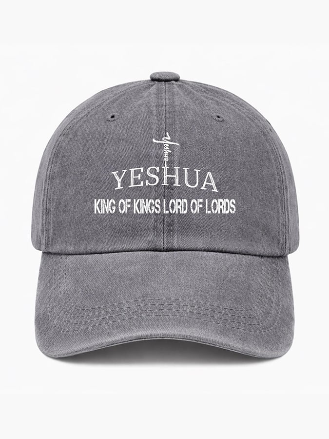 Unisex Yeshua King Of Kings Lord Of Lords Printed Hat