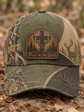 Retro Hunting Culture Art Print Casual Baseball Cap
