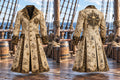 🧭 Men's Navigational Map & Skull Compass Pirate Coat