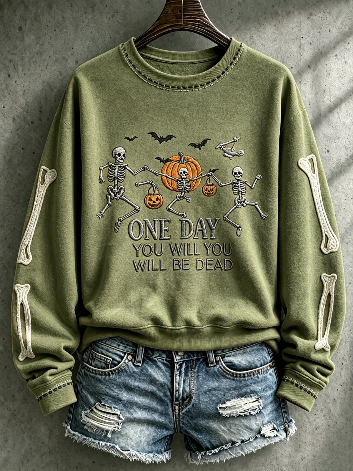 Women's Halloween Print Casual Sweatshirt