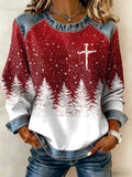 Women's Casual Print Sweatshirt