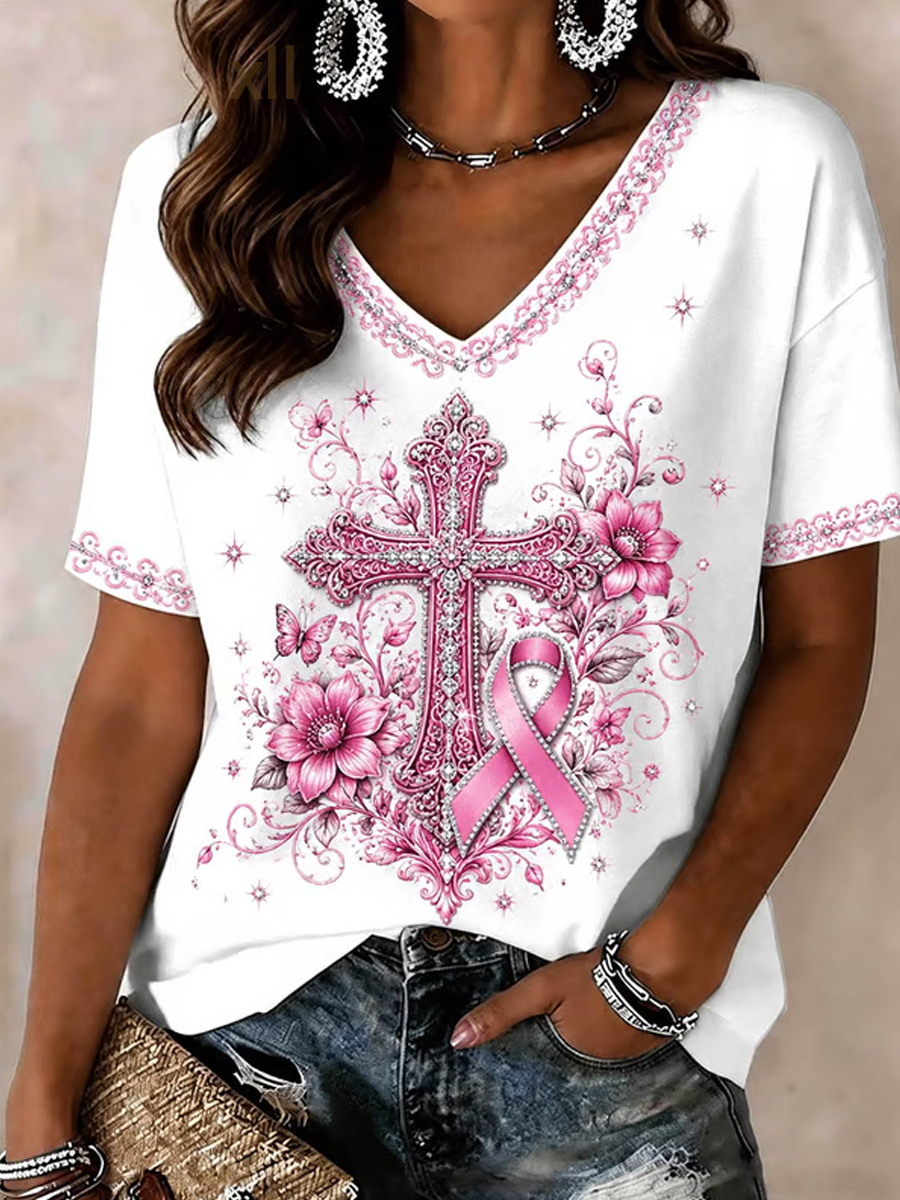 Women's Casual Retro Bohemian Floral Print Top