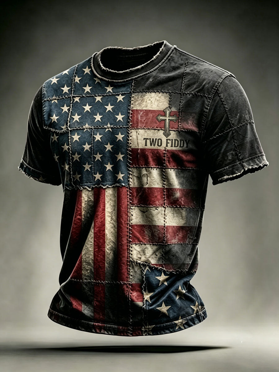 Men'S Two Fiddy Faith Print T-Shirt