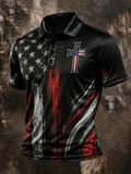 Men's Faith Printed Collar Polo shirt