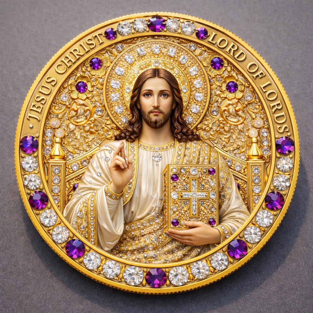 🏆Flash Sale 60% OFF - Jesus Christ & The Ten Commandments Commemorative Coin
