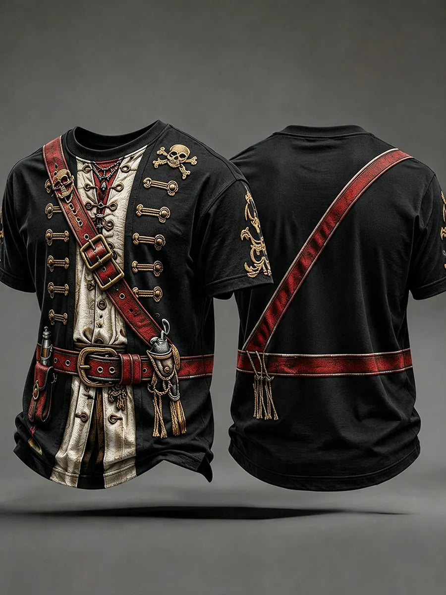 Men's Pirate Print T-Shirts