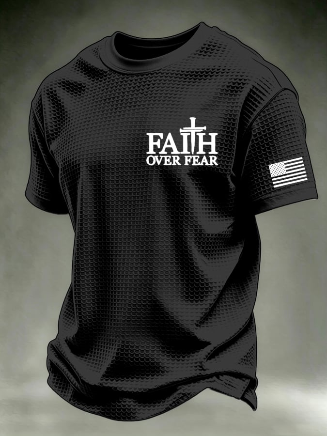Men's  “Faith” waffle knit T-shirts