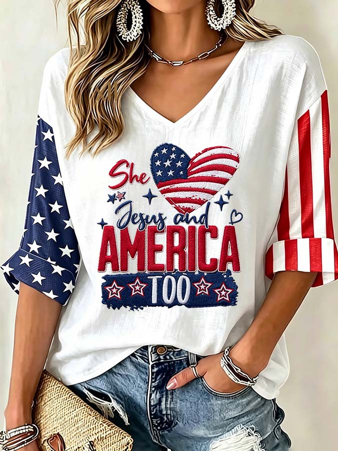 Women'S 250Th Anniversary American Flag T-Shirt
