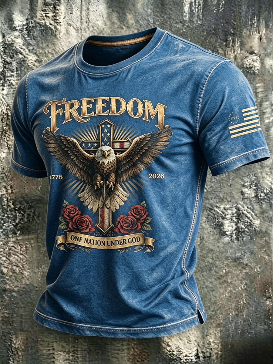 250Th Anniversary Faith Printed Round Neck T-Shirt In The United States