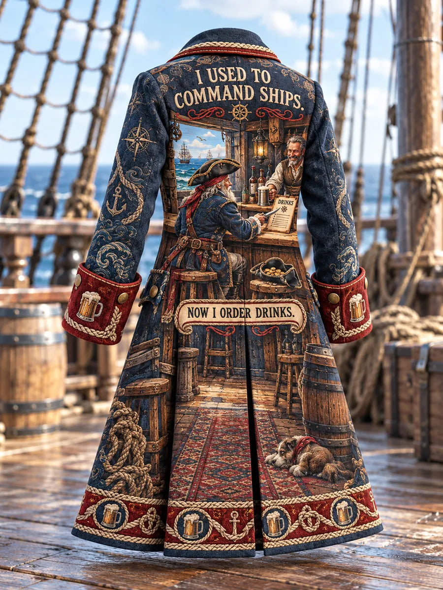 🍻 Men's Tavern Pirate Captain Coat