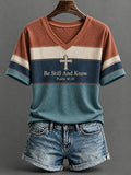 Women's Faith Cross-Print Top