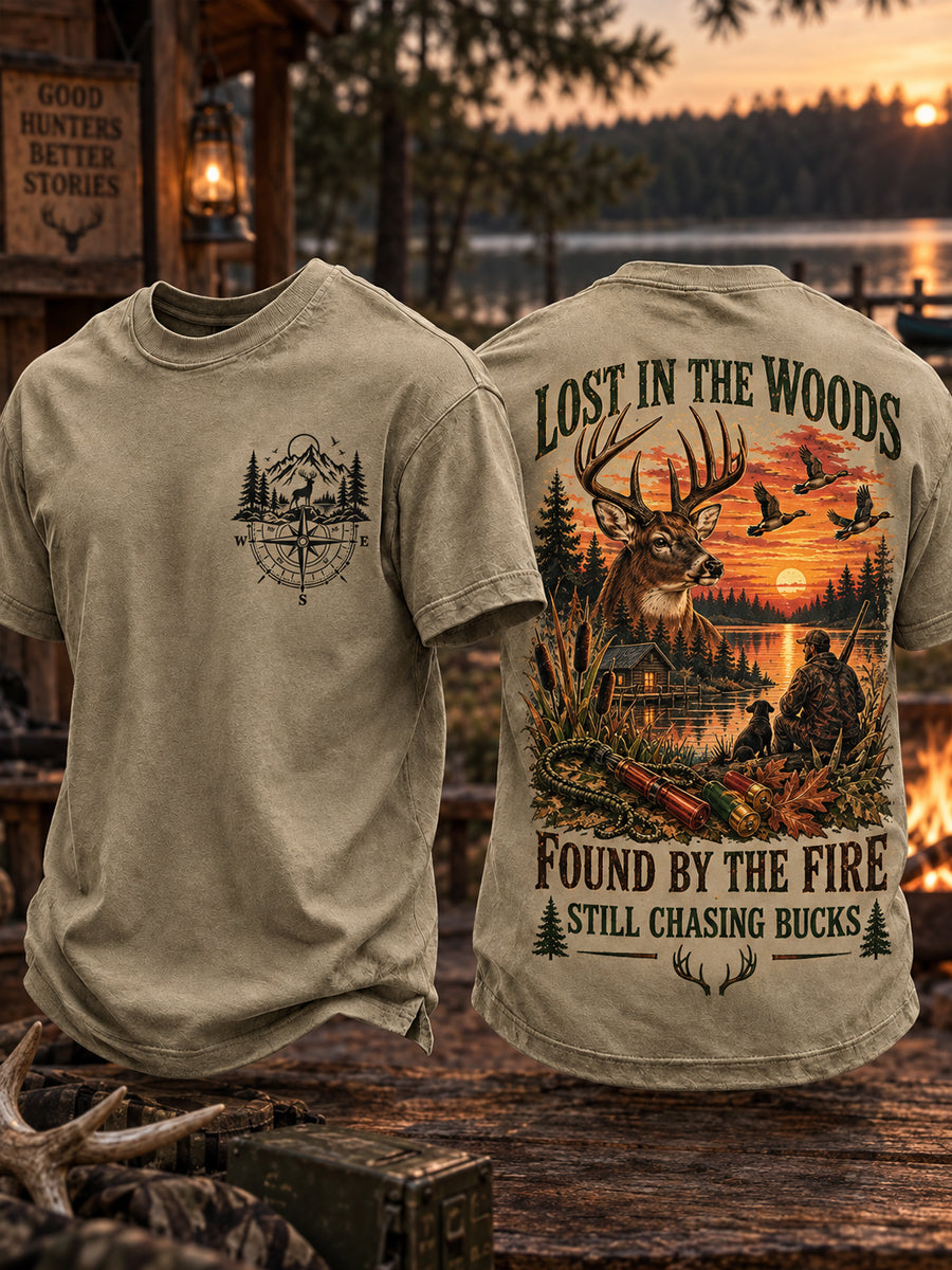 Men’s Retro Hunting Season Printed T-Shirt