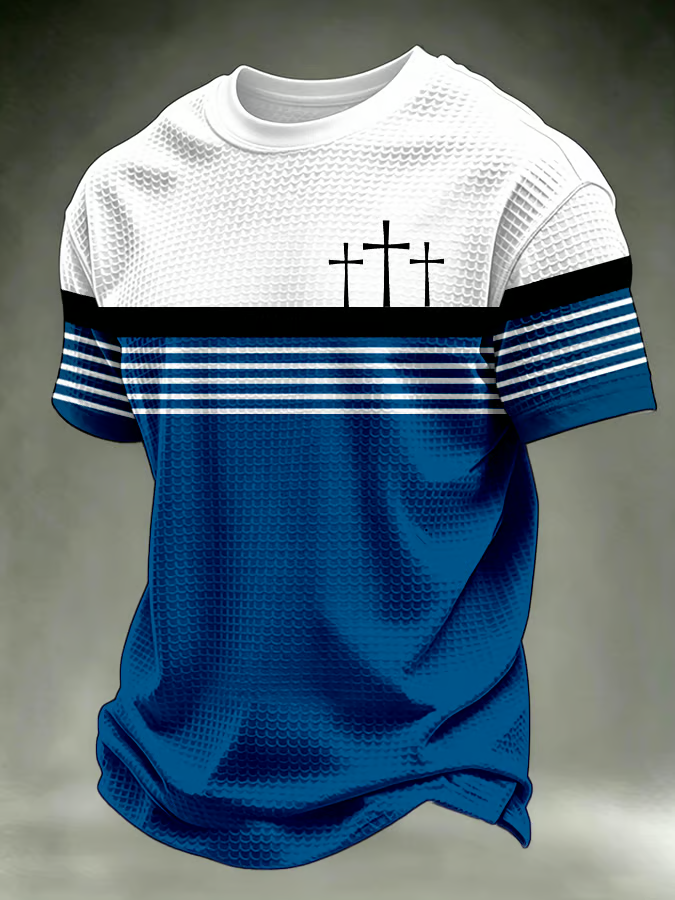 Men'S “Faith” Waffle Knit T-Shirts