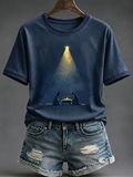 Women's Faith Art Printed Casual T-Shirt