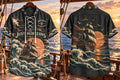 Retired Pirate Just Horizons Men's Vintage Nautical Shirt