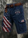 Men's Independence Day Flag Casual Work Pants