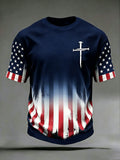 Men's American cross Waffle T-Shirt