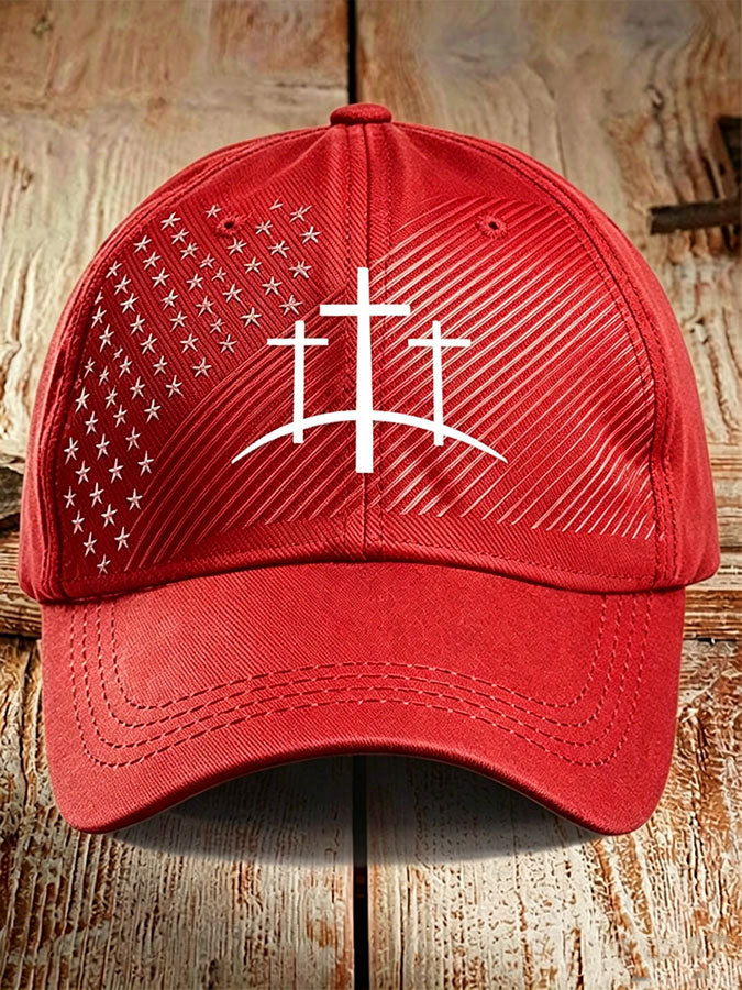 Unisex Faith Print Casual Hat