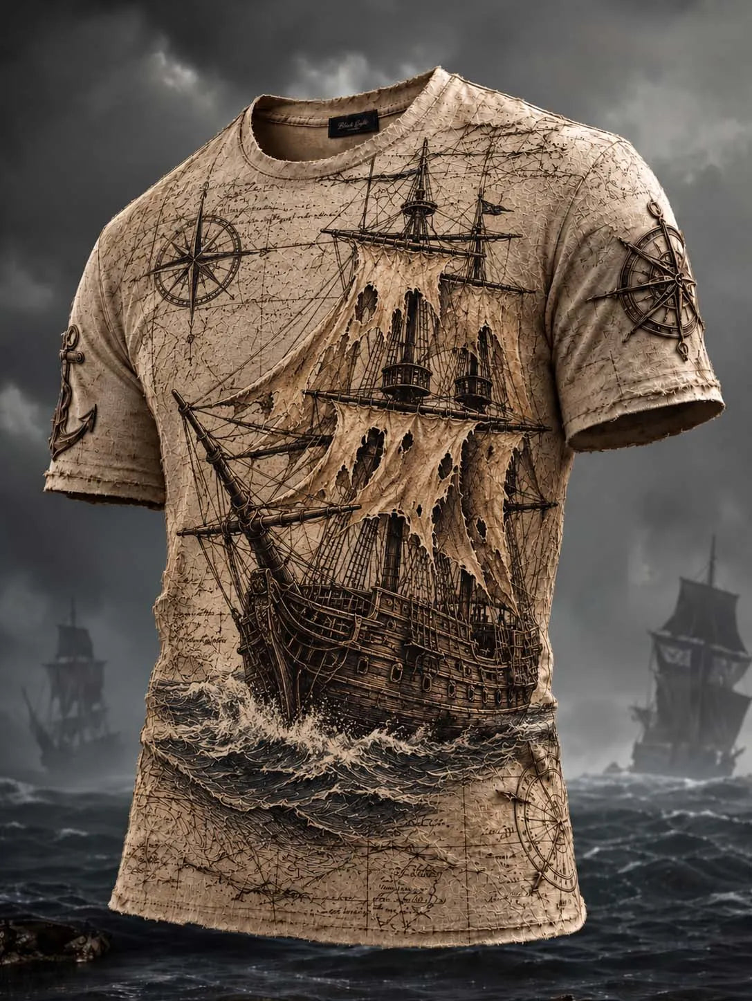 ⚓ The Ghost Galleon Pirate Ship T-Shirt