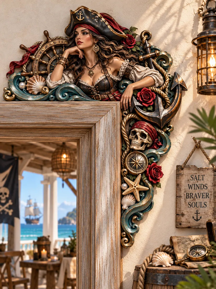 Pirate Queen Door Corner Decor