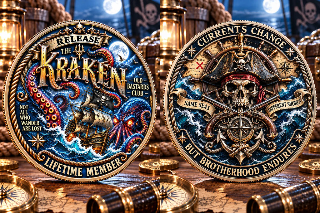 Release the Kraken Pirate Commemorative Medal